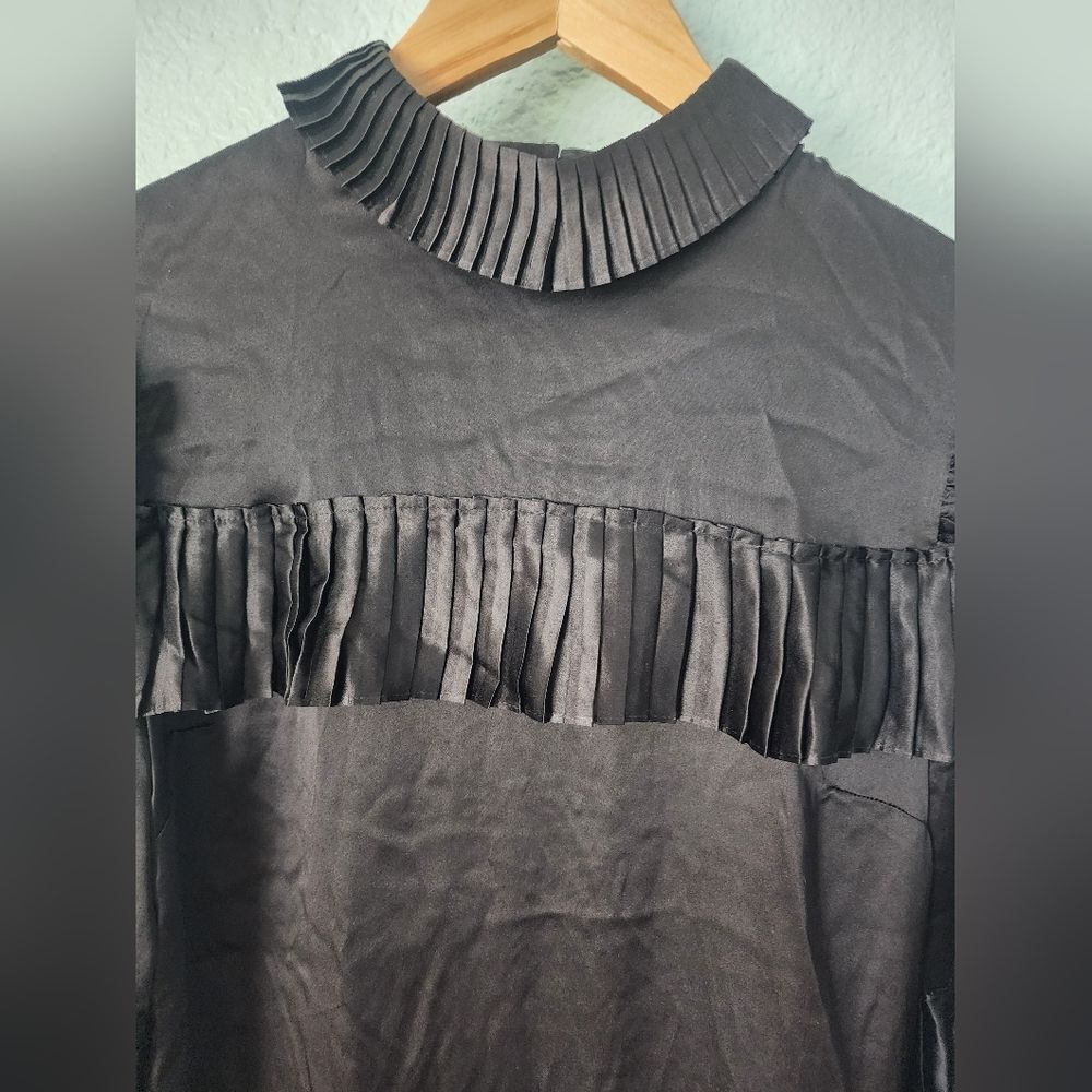 Frame Denim Black Ruffle Dress - Picture 13 of 15